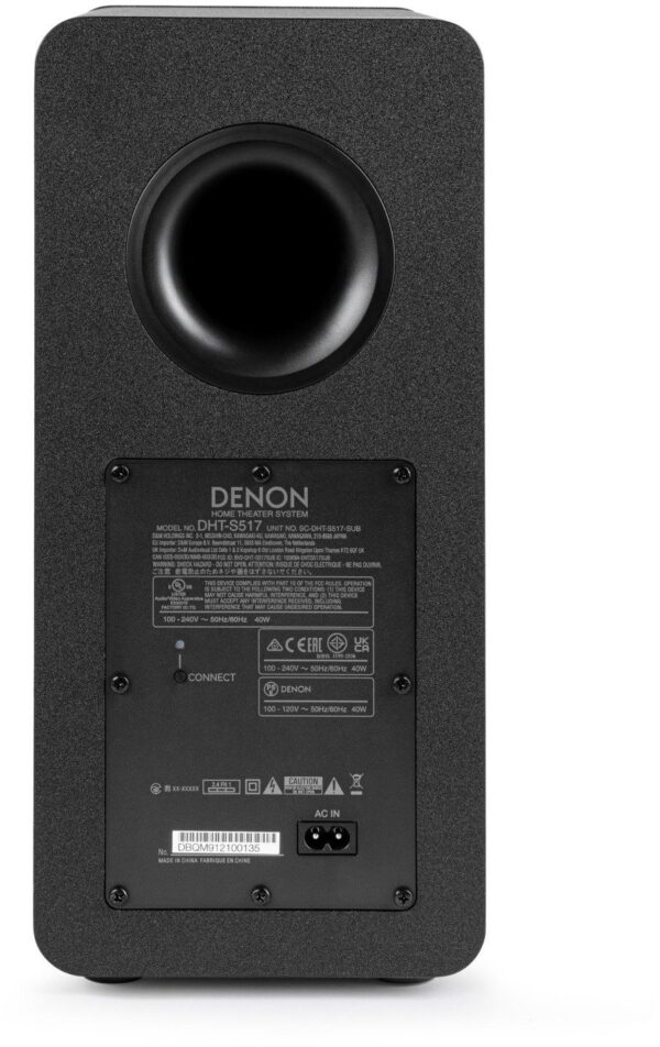 Denon DHT-S517 3.1.2 Dolby Atmos Soundbar System mit kabellosem Subwoofer – Bild 5