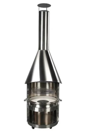 Accente Grillkamin UNI-FB700FS 226 cm x 70 cm x 70 cm Edelstahl